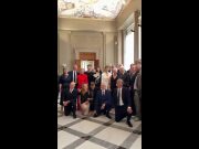 2 giugno, Mattarella saluta artisti e sportivi coinvolti nello spettacolo