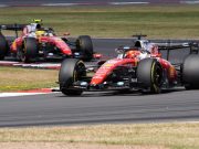 Vittoria Ferrari con Leclerc a Silverstone, Russell e Hamilton sul podio