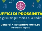 Uffici di Prossimità, parte da Ragusa il ciclo di incontri nei tribunali siciliani