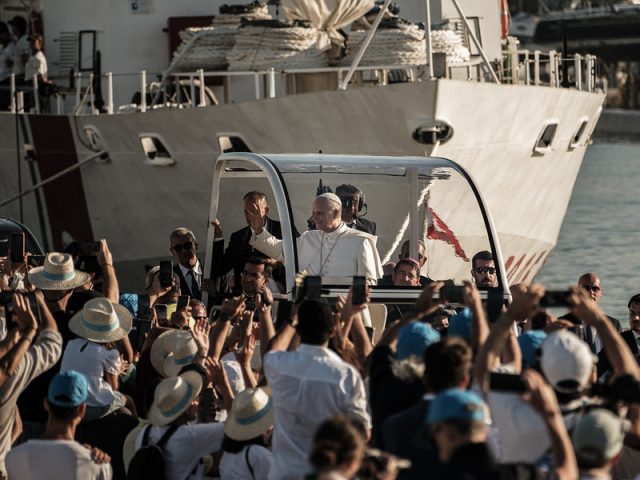 Papa Leone al Porto
