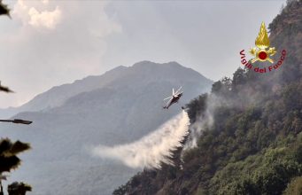 Incendi in Piemonte, vigili del fuoco impegnati sui fronti ancora attivi