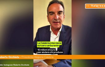Calabria, Occhiuto “Dalla Regione 15 milioni contro il caro carburanti”